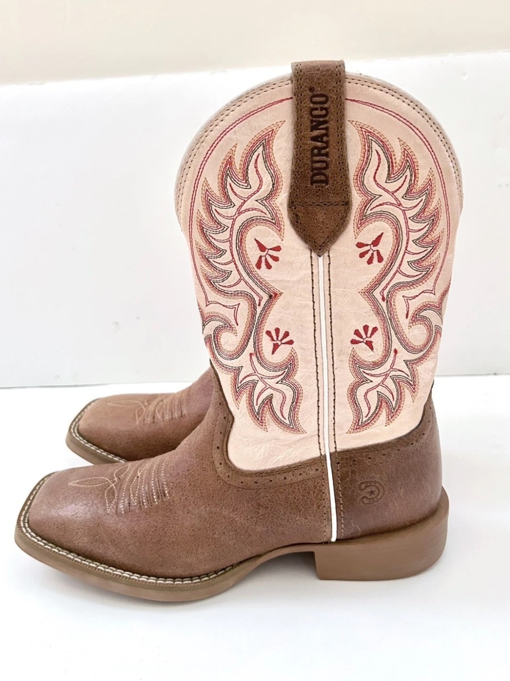 Durango Westward Performance Western Broad Square Toe Boots Size 7
